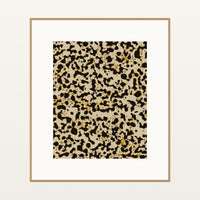 Mudcloth Earth Terrazzo – Signed 50-Edition Giclée Print for Gallery Walls — Natural gallery mat