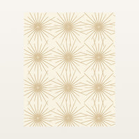 Ochre Wash Art Deco – Limited Edition Art Deco Art Print — Unframed flat preview