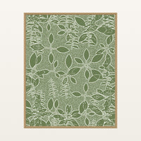 Olive Grove Botanical – Signed 50-Edition Giclée Print for Gallery Walls — Floating natural frame