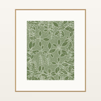 Olive Grove Botanical – Signed 50-Edition Giclée Print for Gallery Walls — Natural gallery mat