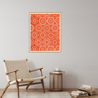 Rainbow Ankara – Premium Ankara Wall Art Print — Reading nook