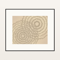 Raw Plaster Watercolor-wash Line Art Print – Limited Edition