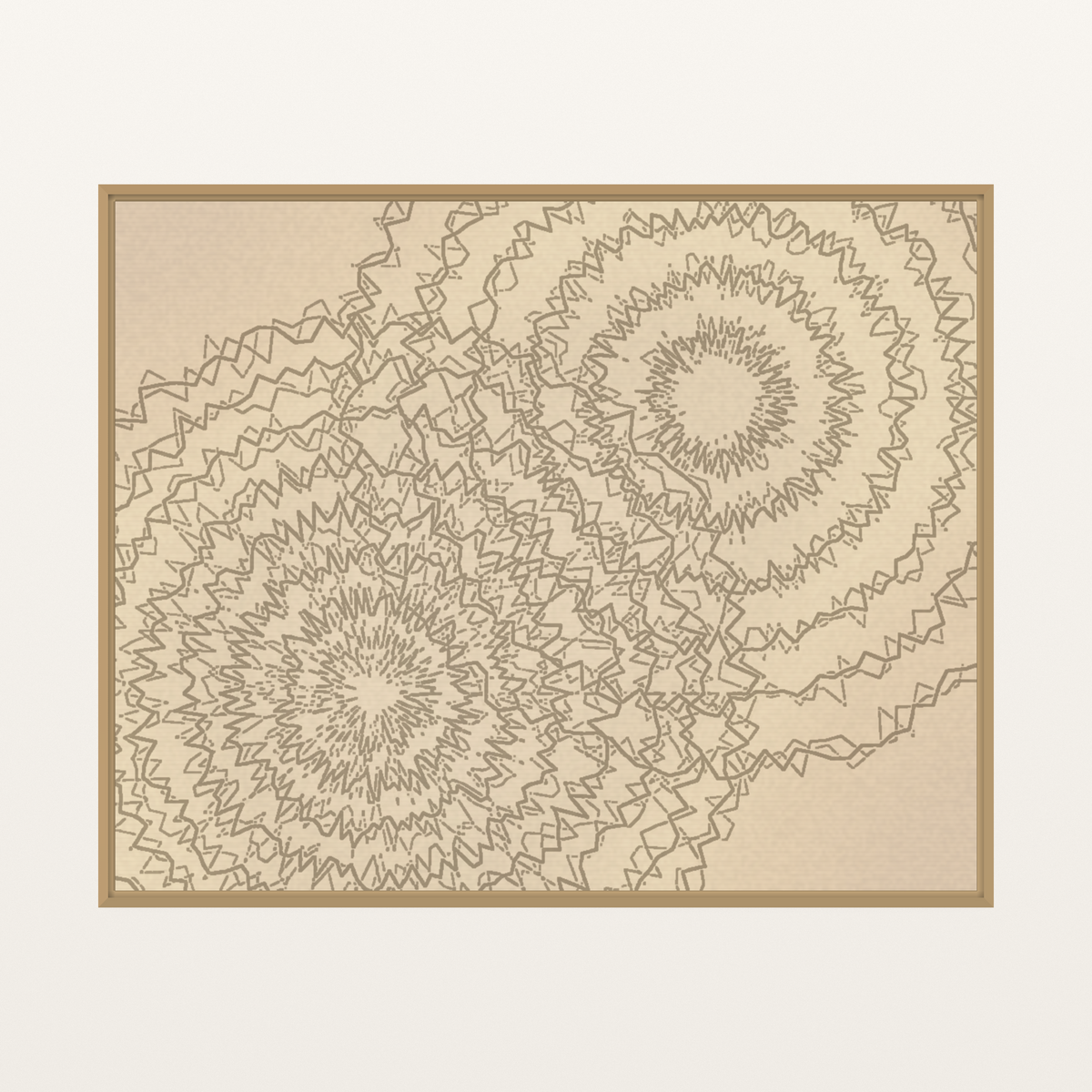 Raw Plaster Watercolor-wash Line Art Print – Limited Edition