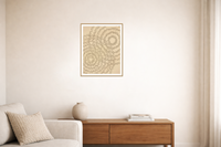 Raw Plaster Watercolor-wash Line Art Print – Limited Edition