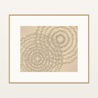 Raw Plaster Watercolor-wash Line Art Print – Limited Edition