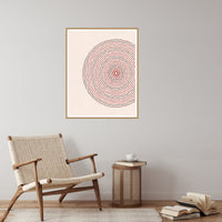 Rothko Crimson Geometric – Signed 50-Edition Giclée Print for Gallery Walls — Reading nook