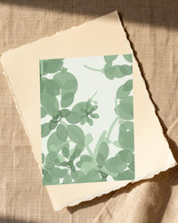 Sage Wash Ombré Gradient – Premium Ombré Gradient Wall Art Print — Paper/edge detail
