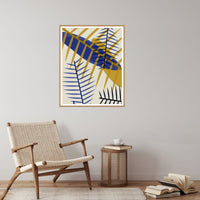 Sapphire Ink Ombré Gradient – Signed 50-Edition Giclée Print for Gallery Walls — Reading nook