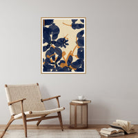 Scandi Folk Ombré Gradient – Premium Ombré Gradient Wall Art Print — Reading nook