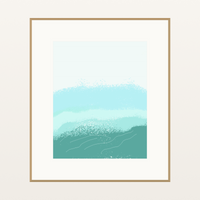 Seafoam Wash Wall Art