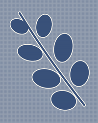 Shibori Indigo Painterly – Premium Painterly Wall Art Print