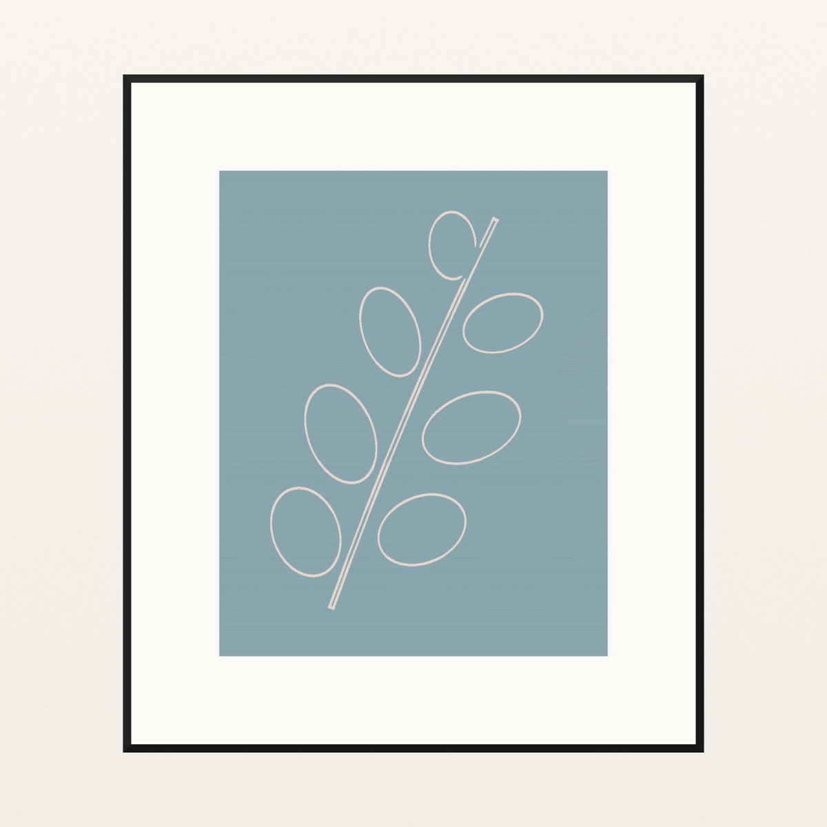 Soft Pastel Adire – Limited Edition Adire Art Print — Black gallery mat