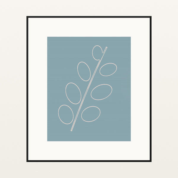 Soft Pastel Adire – Limited Edition Adire Art Print — Black gallery mat