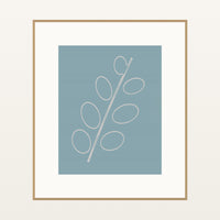 Soft Pastel Adire – Limited Edition Adire Art Print — Natural gallery mat
