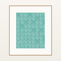 Soft Pastel Paisley – Premium Paisley Wall Art Print — Natural gallery mat