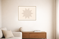 Spiral Warm Earth Abstract Wave Art Print
