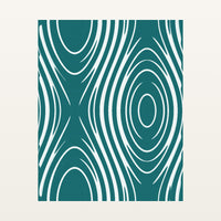 Teal Ink Marble Swirl – Signed 50-Edition Giclée Print for Gallery Walls — Unframed flat preview