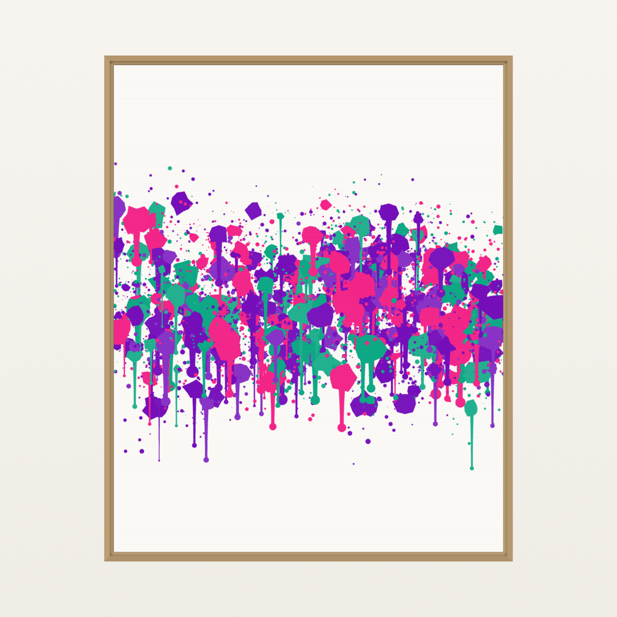 Technicolour Band: Electric Jewel Art Print