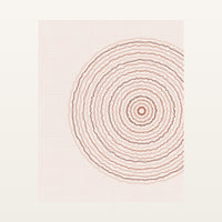 Terracotta & Blush Geometric – Signed 50-Edition Giclée Print for Gallery Walls — Unframed flat preview