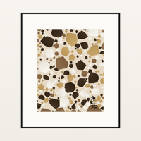 Terrazzo Garden | Premium Ombré Gradient Art Print