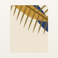 Ultramarine & Gold Ombré Gradient – Signed 50-Edition Giclée Print for Gallery Walls — Unframed flat preview