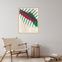 Viridian & Rose Ombré Gradient – Signed 50-Edition Giclée Print for Gallery Walls — Reading nook