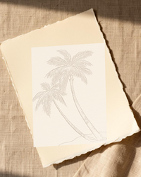 Warm Cocoa Etched Line Art – Signed 50-Edition Giclée Print for Gallery Walls
