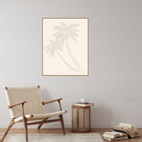 Warm Cocoa Etched Line Art – Signed 50-Edition Giclée Print for Gallery Walls