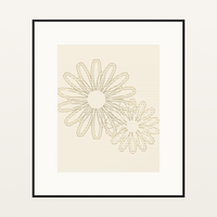 Warm Cocoa Watercolor Wash Giclée Print