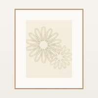 Warm Cocoa Watercolor Wash Giclée Print