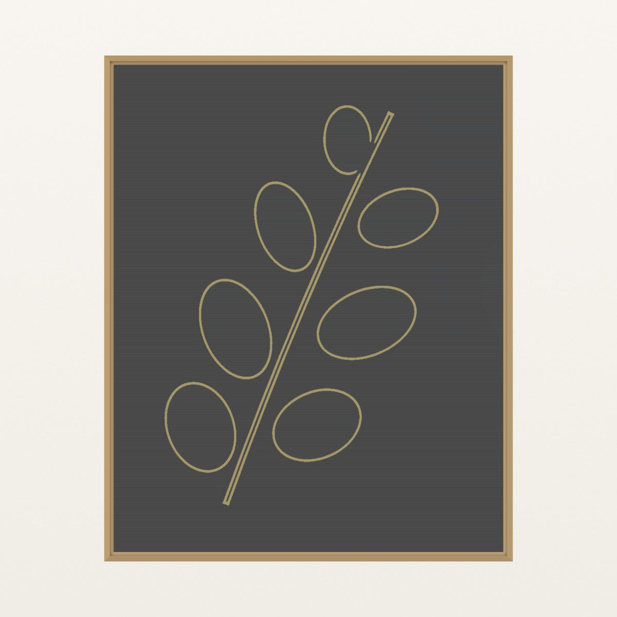 Warm Earth Adire – Limited Edition Adire Art Print — Floating natural frame