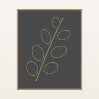 Warm Earth Adire – Limited Edition Adire Art Print — Floating natural frame