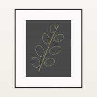 Warm Earth Adire – Limited Edition Adire Art Print — Black gallery mat