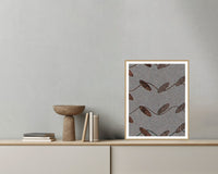 Warm Earth Ankara – Signed 50-Edition Giclée Print for Gallery Walls — Grey wall with bowl