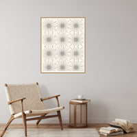 Warm Earth Art Deco – Limited Edition Art Deco Art Print — Reading nook