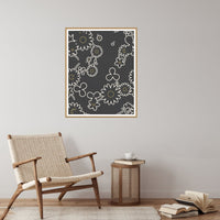 Warm Earth Floral – Limited Edition Floral Art Print — Reading nook