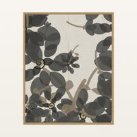 Warm Earth Ombré Gradient – Premium Ombré Gradient Wall Art Print — Floating natural frame