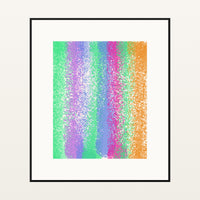 Warm Earth Painterly – Signed 50-Edition Giclée Print for Gallery Walls — Black gallery mat
