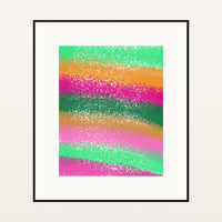 Warm Earth Painterly – Signed 50-Edition Giclée Print for Gallery Walls — Black gallery mat