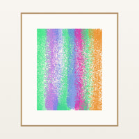 Warm Earth Painterly – Signed 50-Edition Giclée Print for Gallery Walls — Natural gallery mat