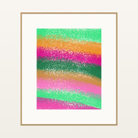 Warm Earth Painterly – Signed 50-Edition Giclée Print for Gallery Walls — Natural gallery mat