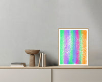 Warm Earth Painterly – Signed 50-Edition Giclée Print for Gallery Walls — Grey wall with bowl