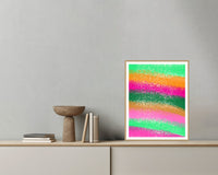 Warm Earth Painterly – Signed 50-Edition Giclée Print for Gallery Walls — Grey wall with bowl