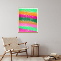 Warm Earth Painterly – Signed 50-Edition Giclée Print for Gallery Walls — Reading nook