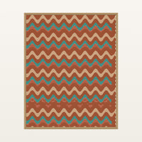 Warm Earth Retro 70s – Signed 50-Edition Giclée Print for Gallery Walls — Floating natural frame