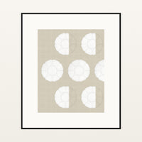 Zorn Limited Jacquard Weave – Premium Jacquard Weave Wall Art Print — Black gallery mat