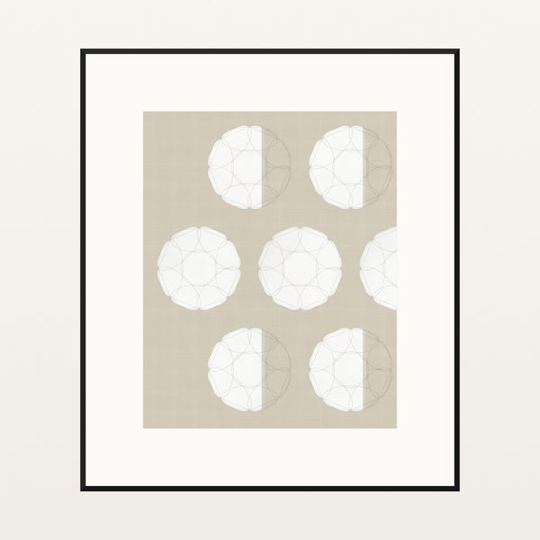 Zorn Limited Jacquard Weave – Premium Jacquard Weave Wall Art Print — Black gallery mat