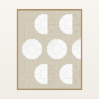 Zorn Limited Jacquard Weave – Premium Jacquard Weave Wall Art Print — Floating natural frame