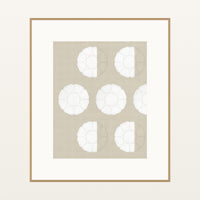 Zorn Limited Jacquard Weave – Premium Jacquard Weave Wall Art Print — Natural gallery mat