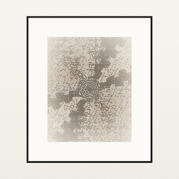 Zulu Sunburs: Premium Driftwood Art Print